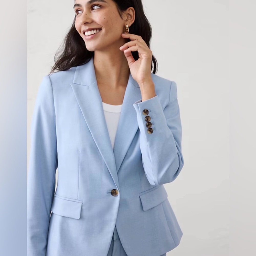 Banana Republic Stretch Twill Classic Blazer